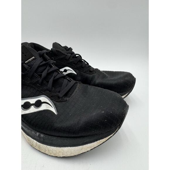 Saucony COHESIAN 11 Men's USED Running Shoe Black US Size 8 Medium No Box - Picture 2 of 10